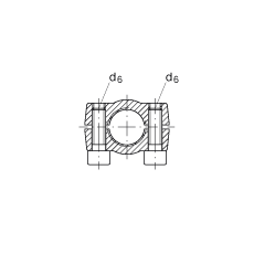 液壓桿端軸承 GIHRK30-DO, 根據 DIN ISO 12 240-4 標準，帶右旋螺紋夾緊裝置，需維護