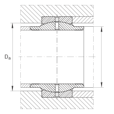 關(guān)節(jié)軸承 GE32-LO, 根據(jù) DIN ISO 12 240-1 標(biāo)準(zhǔn)，需維護(hù)